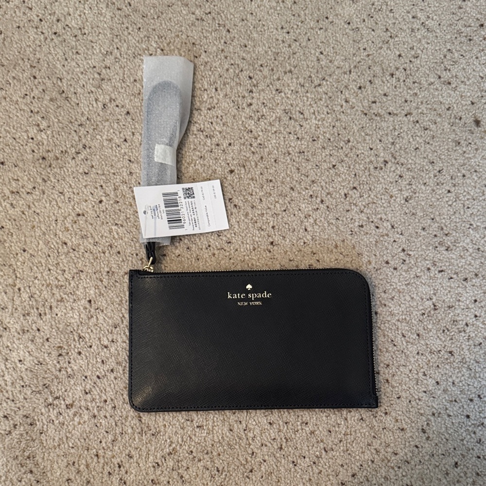 Kate Spade Black Zip Pouch